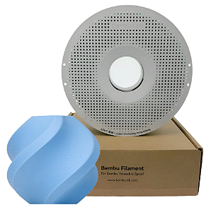 Filamento Para impressão 3D | PLA MATTE AZUL GELO 1.75mm BAMBU LAB