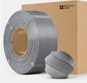 Filamento Para impressão 3D | PLA BASIC CINZA RF 1.75mm BAMBU LAB