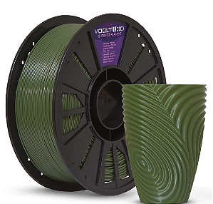 Filamento Para impressão 3D | PETG HF PREMIUM VERDE OLIVA VELVET 1.75mm VOOLT3D