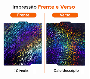 Placa de construção para bambu lab p1s/x1c/x1/p1p dupla 257x257mm PEI Plate