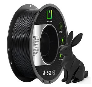 Filamento Para impressão 3D | PETG PRETO 1.75mm MULTIFILA