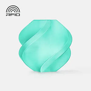 Filamento Para impressão 3D | PETG VERDE TRASNLUCIDO 1.75mm BAMBU LAB