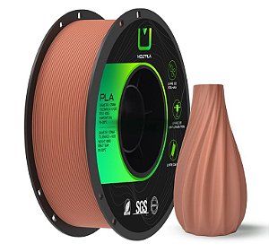 Filamento Para impressão 3D | PLA MATE MARROM TERRACOTA 1.75mm MULTIFILA