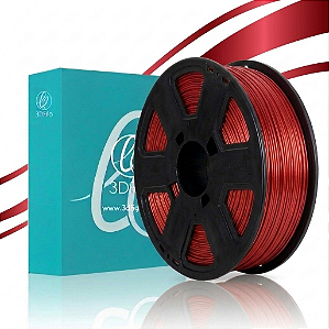 Filamento Para impressão 3D | PLA SILK VERMELHO 1.75mm 3DFILA