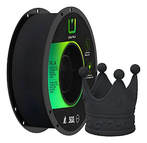 Filamento Para impressão 3D | PLA MATE PRETO 1.75mm MULTIFILA
