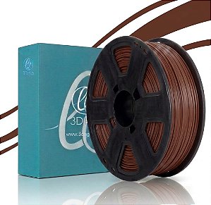 Filamento Para impressão 3D | ABS MARROM CHOCOLATE 1.75mm 3DFILA