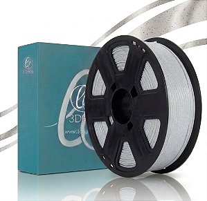 Filamento Para impressão 3D | PLA MÁRMORE BRANCO CARRARA 1.75mm 3DFILA