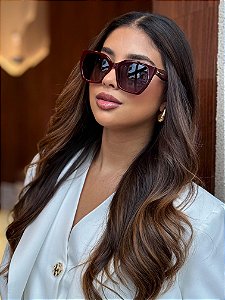 Óculos de Sol Elegance - Acetato Marsala
