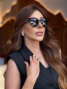 Óculos de Sol Elegance - Acetato Demi