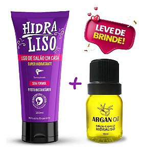 HIDRALISO + BRINDE Cabelo Liso De Salão Em Casa Em Minutos Sem Formol. Liso e Saldável