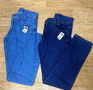 Kit 5 Calças Jeans com Elastano Do 40 AO 46 Para Trabalho