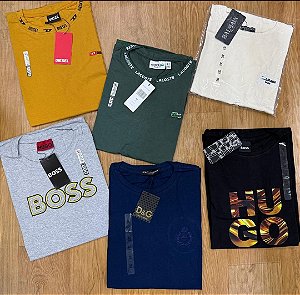 KIT 3 Camiseta Peruana GOLD Premium P ao GG Algodão Macio