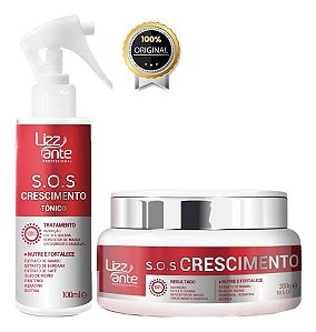 Tonico E Mascara Sos Crescimento Combate Queda De Cabelo