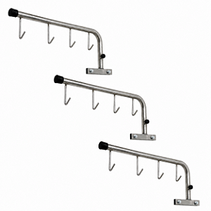 Kit 3 Suportes De Soro De Parede Inox Medcombo