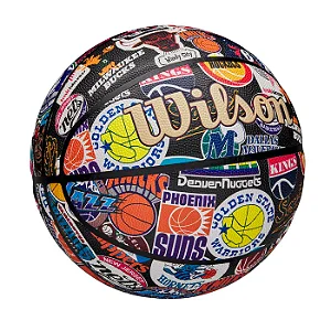 Bola de Basquete Wilson Retro 7 Oficial NBA Indoor/Outdoor