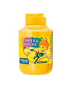 TINTA GUACHE 250 ML AMARELO OURO-ACRILEX UN