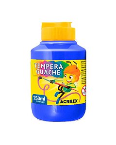 TINTA GUACHE 250 ML AZUL TURQUESA-ACRILEX UN