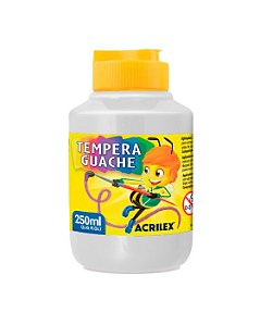 TINTA GUACHE 250 ML BRANCO-ACRILEX