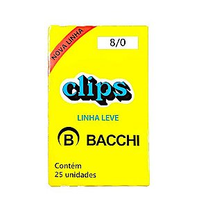 CLIPS 8/0 C/ 25 BACCHI