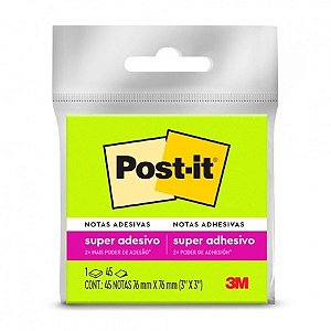 POST-IT 76X76 45FLS VERDE LIMAO 654 3M