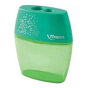 Apontador 2 Furos com Depósito Maped Shaker