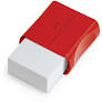 Borracha Branca Pequena com Capa Vermelha Faber