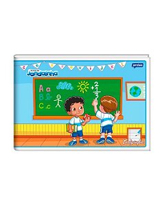 CADERNO CALIGRAFIA BROCHURA CAPA DURA 1/4 40FLS