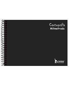 CADERNO CARTOGRAFIA MILIMETRADO ESPIRAL 96FLS