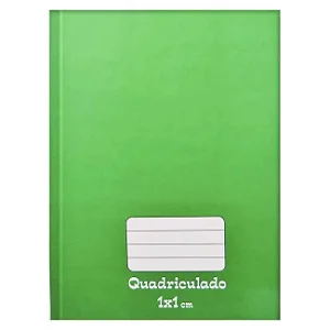 CADERNO QUADRICULADO BROCHURAO CAPA DURA 1x1MM 48FLS