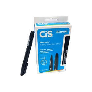 CANETA RETROPROJETOR 1,0 MM PRETO