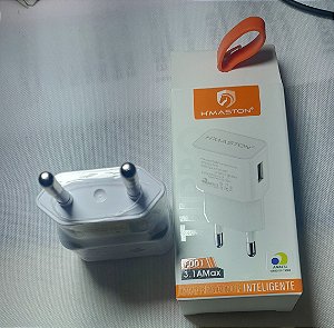 Fonte Carregador H'maston F001 - Carregador Inteligente de 3.1A