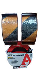 Fita Antiderrapante 866S Zebrada - Adere Amarelo e Preto