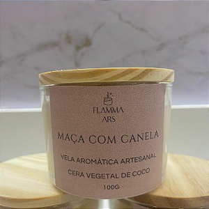 Vela Aromática Maça com Canela 100g