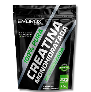 CREATINA MONOHIDRATADA 1 KG - EVOROX NUTRITION