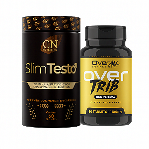 KIT SLIM TESTO + OVER TRIBULUS COM TADALA