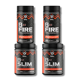 KIT FOGO NO CACHORRO DUPLO (B- FIRE + B- SLIM)