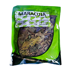 Maracujá Folha 50g – Chá Natural Calmante, Ansiedade, Estresse e Insônia