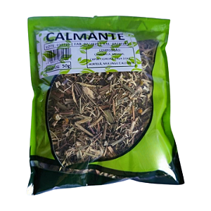 Chá Calmante 50g – Mistura Natural para Ansiedade, Estresse e Sono Tranquilo