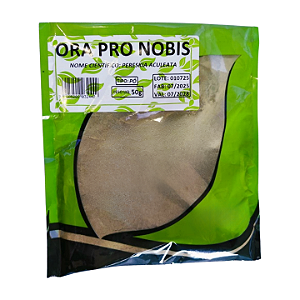 Ora-pro-nóbis Pó 50g – Chá Natural de Proteínas, Vitaminas e Antioxidantes