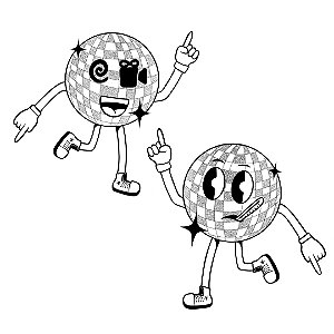 Adesivo Cromado DISCO:LADOS - Chard La Plaga vs Loopcinema