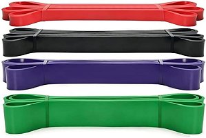 Kit Super Bands - 4 Bandas de Resistência Rubber