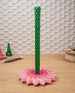 Fidget Toy Flor Cinética 3D Rosa Gradient – Objeto Antiestresse e Sensorial