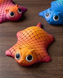 Gato Esquilo-Voador Articulado Fidget Toy 3D – Brinquedo Sensorial Flexível e Antiestresse