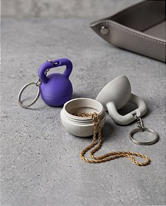 haveiro Porta-Joias Kettlebell em Impressão 3D | Porta-Anel Fitness