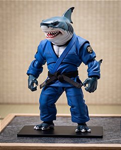 Action Figure Tubarão Jiu-Jitsu BJJ Colecionável 3D – Estátua de Mesa Artes Marciais