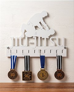 Porta-Medalhas Jiu-Jitsu de Parede em Impressão 3D – Expositores e Suporte para Medalhas BJJ