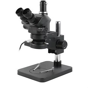 Microscópio Trinocular AK7050 com Lente e led