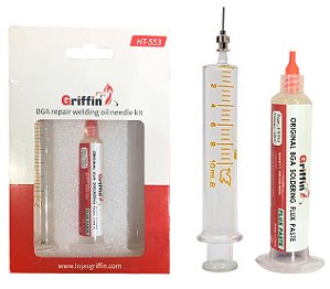 Kit com Fluxo em Pasta e Seringa 10ml HT-553 GRIFFIN