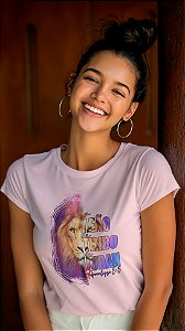 Camiseta Feminina Cristã Leão da Tribo de Judá – Apocalipse 5:5