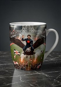 Caneca de porcelana Personalizada juninho sobrevoa , Ídolos e Conquistas do Vasco da Gama